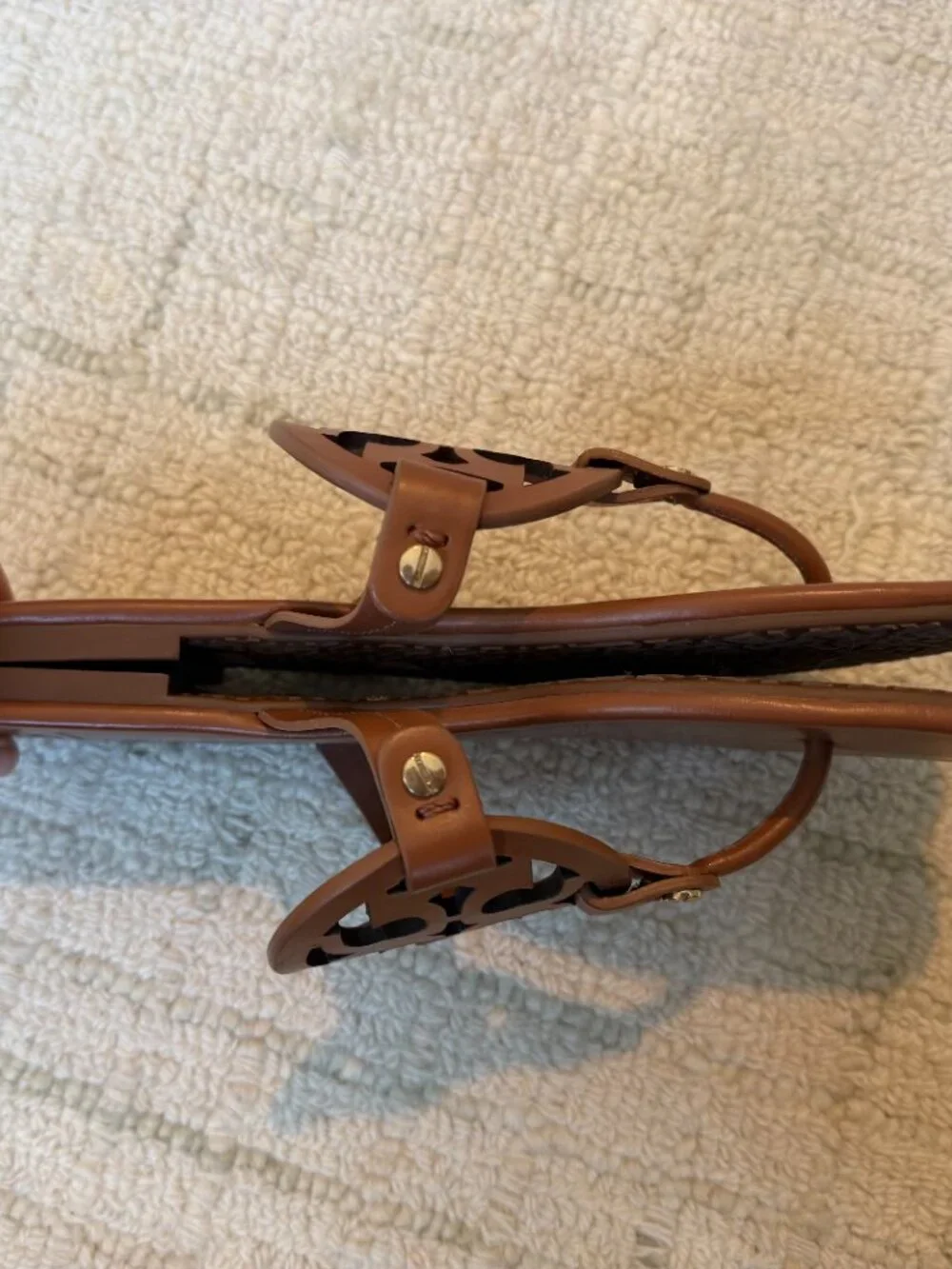 Tory Burch Size 9.5 Miller Sandal in Vintage Vachetta